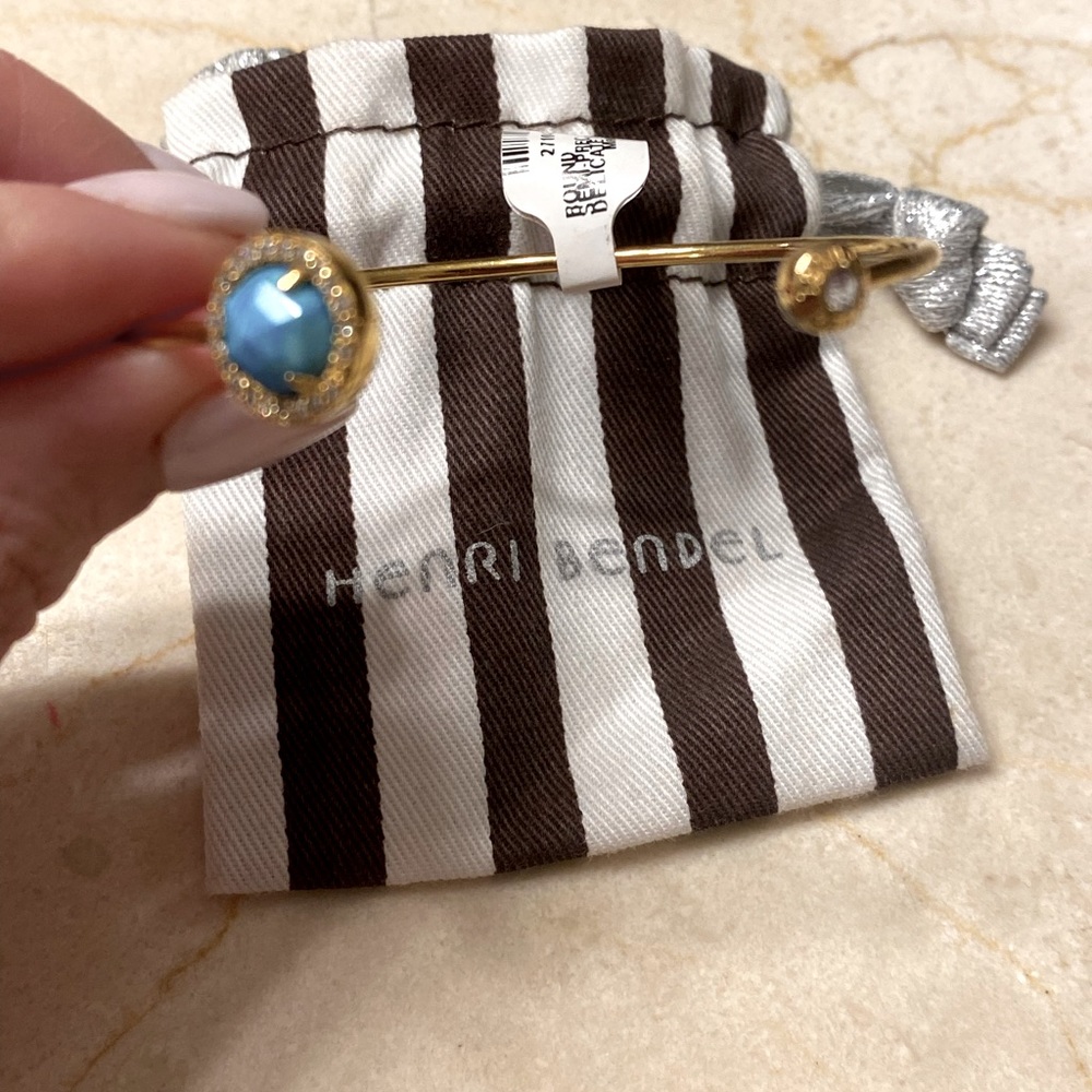 🚫🚫SOLD🚫🚫 henri bendel Bracelet turquoise bangle - Picture 4 of 4